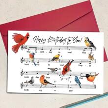 Unique Musical Birthday Card - Perfect For Music Lovers, Teachers & Best Friends - Creative Singing Greeting Card For Any Occasion - Multicolor - View 2