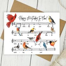 Unique Musical Birthday Card - Perfect For Music Lovers, Teachers & Best Friends - Creative Singing Greeting Card For Any Occasion - Multicolor - View 7