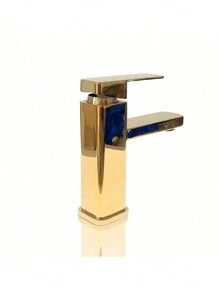 Robinet d'évier de salle de bain en acier inoxydable, mitigeur d'eau chaude et froide pour meuble-lavabo, lavabo de salle de bain à la maison
