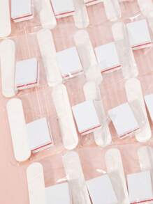 Jednorazowy zestaw do manicure Basics 3-częściowy zestaw do paznokci, biały pilnik do paznokci z drewna o gradacji 180/180, pomarańczowy mini polerka o gradacji 100/180, pakowany pojedynczo mini zestaw do pedicure do paznokci u rąk i stóp, salon kosmetyczny - Wielokolorowe - Zobacz 4