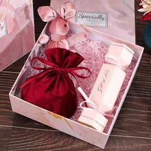 10 peças de saco de armazenamento de veludo dourado com laço de tecido, saco de armazenamento de joias, saco de doces de casamento, pequeno saco de armazenamento de lembranças, saco pequeno de presente, promoção de festa de inauguração de casa, saco de presente de lembrança (tamanho do azulejo: 14,5*15 cm, 6 cores: vermelho, rosa, champanhe, azul, cinza, verde)