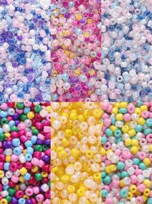 700/4200pcs 2mm Glass Seed Beads Mixed Color Series- Perfect For DIY Bracelets, Necklaces & Phone Charms Crafting Kit - Color Mixing - View 2