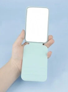 1 Pc Mini Mirror For Wallet Boys And Girls Portable Compact Mirror Folding Design, Suitable For Travel Makeup And Personal Use - Multicolor - View 11