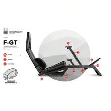 F-GT Racing Simulator Cockpit. Formula And GT Racing Simulator Cockpit Compatible With , Fanatec, Moza Racing On PC, And PS - 1 - 查看 3
