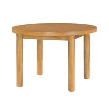 Better Homes & Gardens Adlin 39.125" Round Dining Table, Light Honey