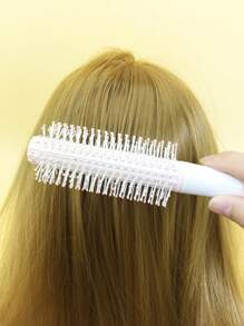 1 chiếc lược uốn tóc màu Macaron dùng để tạo kiểu tóc - Hồng - Xem 5