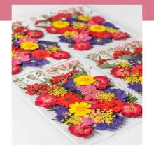 35pcs Dried Pressed Flowers For Resin Molds, Real Pressed Flowers Dry Leaves Kit For Art Crafts Resin Jewelry Making Scrapbook Supplies Card Making Soap Candle DIY Nails Decor| Valentine Day's Gift| Couple Gift| Christmas Gift Xmas Gift| Halloween Gift Decor