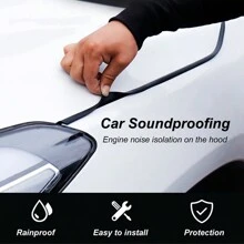 Car Hood Seal Strip 4M Z Shape Car Door Window Trim Weatherstrip Rubber Seal Protector Guard Strip For Car Window Door Cover Car Window Seal Strip Auto Door Seal - 4m - View 2