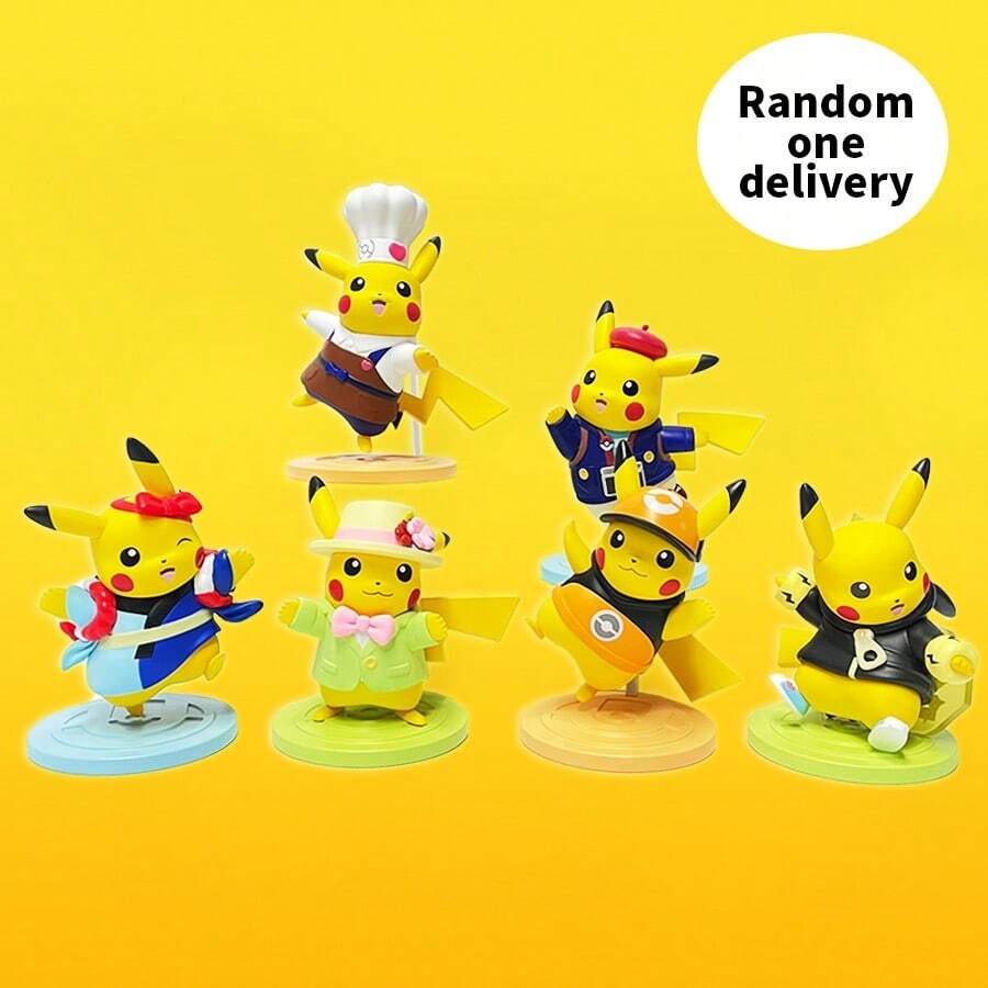 Miniso Pokemon Pikachu E-Suit Mystery Box - Collectible Figures For Enthusiasts(1 PC, Random Delivery)