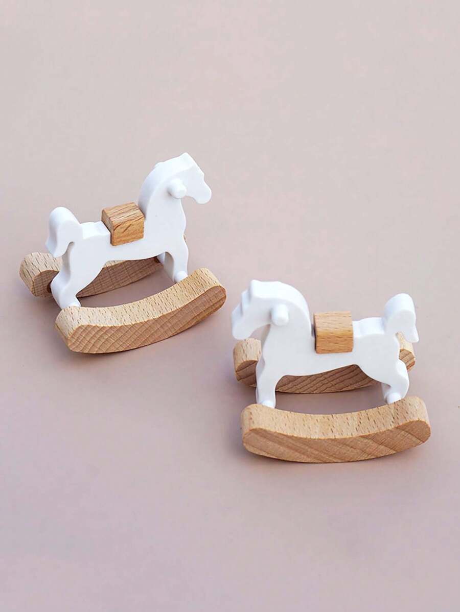 1 件迷你摇马雕像，1:12 娃娃屋微型家具，摄影道具最佳礼物