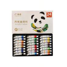 12/18/24 色丙烯颜料套装，0.16 盎司管装 - 鲜艳多用途艺术颜料，适用于画布、墙壁、衣服和工艺品绘画 - 适合艺术家和学生 - 彩色 - 查看 18