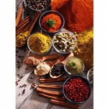 1 件无框现代烹饪香草香料寿司用具勺子墙面艺术海报帆布画奢华艺术品海报印刷家居厨房装饰植物