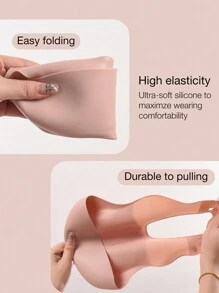 2 件套婴儿硅胶防水围兜，适合男孩和女孩，可洗情人节礼物，四季使用 - 彩色 - 查看 8