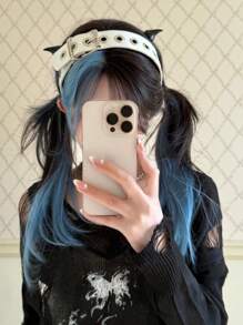 alicegarden 1 Synthetic Heat-Resistant ,Long Straight Wig Multicolor Wig ,24 Inches Long, Made Of Fiber, Suitable For Daily Use, Natural And Realistic Wig(Excluding Accessories)