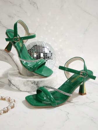 Women's Simple High Heel Sandals, Easy To Match,Comfortable, Lightweight And Design