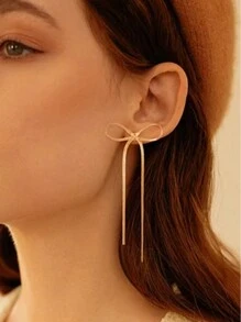 2 件/1 对 18K 镀金蝴蝶夹式耳环，优雅设计，无需穿孔，适合情人节、度假礼物