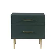 Galena 2-Drawer Nightstand, Navy