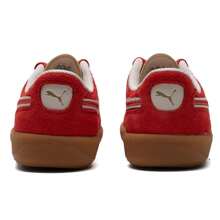 Puma Palermo Snaker Unisex Casual Sneakers, Fashion Low-Top Comfortable Skateboard Shoes, 401856-01 - Red--gold - View 6