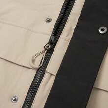 New Balance 时尚透气运动夹克男女款休闲户外外套 AMJ43313-BM - 黑/彩 - 查看 5