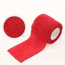 3pcs Set Self-Adhesive Elastic Bandages, Cohesive Non-Woven Sports Tape, Breathable & Stretchable Support, Suitable For All Ages, Non-Woven Fabric, Ideal For Running, Basketball, Soccer, Gym Workout - For Athletes Gym Accessories Sales Sports Tape