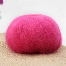 Bolsa de fios variegados de 6 fios - Mudança gradual de cor e mistura de renda de 50% acrílico, 30% alpaca, 20% angorá para tricô e crochê faça você mesmo, suéteres, xales e jaquetas da moda outono e inverno
