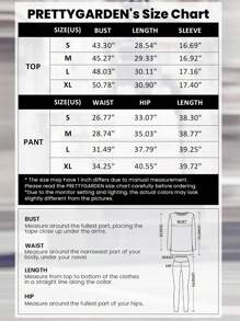 Women's Fall Two-Piece Casual Long-Sleeved Tunic Top And Leggings With Lounge Tracksuit - Blue - View 7