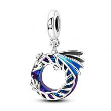 Cuentas amuleto de animal plateadas en plata de ley 925 para pulseras DIY, regalo elegante y de moda para el cumpleaños de la mujer, superventas