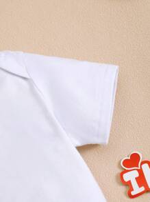 BrownBark 5pcs Newborn Baby Boy Soft Cotton Solid Color Bodysuits, Short Sleeve Round Neck, Unisex Infant Clothing Suitable For Indoor And Outdoor Wear