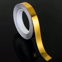 1roll 50m/Roll Waterproof Self-Adhesive Floor/Wall Sticker Multiple Sizes Alloy Color Skirting Line Tile Gap Edge Sealing Tape For Home Decor Stickers - Multicolor - View 26