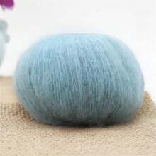 Bolsa de fios variegados de 6 fios - Mudança gradual de cor e mistura de renda de 50% acrílico, 30% alpaca, 20% angorá para tricô e crochê faça você mesmo, suéteres, xales e jaquetas da moda outono e inverno