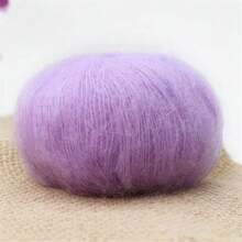 Bolsa de fios variegados de 6 fios - Mudança gradual de cor e mistura de renda de 50% acrílico, 30% alpaca, 20% angorá para tricô e crochê faça você mesmo, suéteres, xales e jaquetas da moda outono e inverno