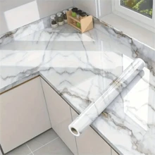1 Roll Of Marble Pattern Wallpaper Glossy Surface Pattern Contact Paper Thickened Self-Adhesive Movable Wallpaper Suitable For Wardrobe Wall Table Bathroom Cabinet Laundry DIY Decoration 15.74X397.4INCH Gifts Birthday Graduation Room Decor Home Decor Wall Decor Bathroom Decor Bedroom Decor Room Decoration Stuff Living Room Decor House Decor Home Decor Living Room Wall Art Wall Paper Stickers Wall Stickers Wall Sticker