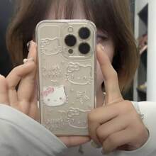 Sanrio Sanrio Cute Hello Kitty Shockproof Protective Full Coverage Phone Case Compatible With Apple IPhone 16/15/14/13/12/11/XSMax/XS/X/XR