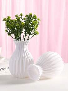 1pc Pineapple Shaped Plastic Vase, High-Quality Plastic Vase For Placing Flowers, Suitable For Home, Balcony, Modern Luxury Style, Scratch-Resistant, Water Resistant, Suitable For Fresh Flowers, Dried Flowers