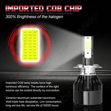 CHUSYYRAY Gorgeous 2 Pcs H11 9008 H13 LED Auto Headlight Bulbs - Chic LED High/Low Beams For Car, Brilliantly Ultra-Bright Cluster LED Lights In Elegant White 6000K (Compatible With 9005 9006 9004 9007 H9 H7) ﻿