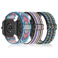 3pcs/Set Nylon Watch Band Compatible With HUAWEI Galaxy Watch 6/5/4 40mm 44mm/Watch 6 Classic 43mm 47mm/Watch 5 Pro 45mm/Watch 4 Classic 42mm 46mm, 20mm 22mm Quick Release Replacement Sport Strap ﻿ - 22mm - View 17