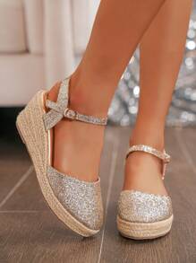New Fashion Casual/Vacation Style Versatile Comfortable Rope Sole Women Wedges & Platform Sandals