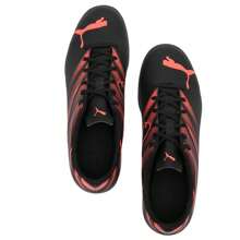 Puma 男士训练鞋，足球鞋，ATTACANTO TT 低帮钉鞋，107478-11 - 黑色-亮紅色 - 查看 4