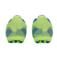 Puma 男子足球鞋ULTRA 5 PLAY MG 人工草皮訓練入門級運動鞋MG釘鞋 107906-03 - 青蘋綠-白-藍色 - 查看 3