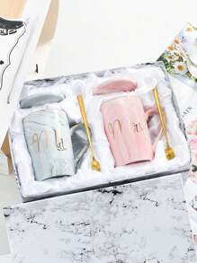 2 pièces Tasses de couple en céramique, décoration de cuisine, salle à manger, chambre à coucher, maison, salon, cadeau, tasse à café, convient pour le thé, le café, le lait, le jus, les mariages, les fêtes, les anniversaires, les boîtes à lunch, les boîtes bento, la rentrée scolaire