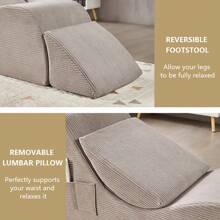 Stretchable Yoga Sofa, Sports Sofa, Single Sofa, Suitable For Yoga Room, Living Room, Bedroom