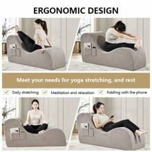 Stretchable Yoga Sofa, Sports Sofa, Single Sofa, Suitable For Yoga Room, Living Room, Bedroom