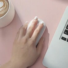 Leather Mouse Pad Laptop Office Desk Mat, Waterproof Easy Clean Keyboard Mat Desktop Pad, Mouse Pad, Multiple Colors Available - Black - View 9