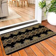 1/2 tấm thảm nhà bếp theo chủ đề Bohemian, thảm trải sàn họa tiết hình học sang trọng màu vàng, thảm polyester bền chống trượt, có thể giặt bằng máy, hoàn hảo cho phòng khách, phòng ngủ, nhà bếp, v.v. - Đồ trang trí nhà đa năng - Nhiều màu - Xem 7