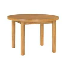 Better Homes & Gardens Adlin 39.125" Round Dining Table, Light Honey