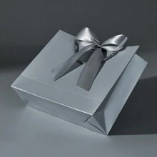 1/2/5pcs Set, Gift Bags With Ribbon, 1 Greeting Card And 2 Tissue Papers, Portable Paper Gift Bags With Handles, Birthday Gift Bags, Wedding Party Mother's Day Gift Bags - Multicolor - View 3