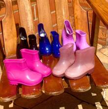 Comfortable Children's Rain Boot For Boys And Girls - 淺粉色 - 查看 3