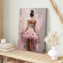 1 件复古芭蕾舞者水彩画、粉彩腮红学院风绘画海报、波西米亚风墙壁艺术装饰、青少年芭蕾舞者少女房间相框、帆布墙壁海报、卧室客厅走廊装饰 - 彩色 - 查看 7