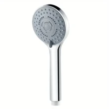 Adjustable 5-Mode Water-Saving Handheld Shower Sprayer - Portable Spa Showerhead For Bathroom Accessories - Silver - View 11
