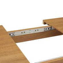 Better Homes & Gardens Juliet 72.5" Round Extendable Dining Table, Light Honey - Mật ong nhạt - Xem 8